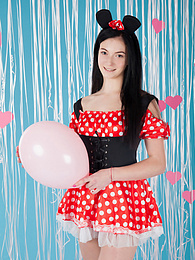 KiloTeens presents: A costume always makes her look even sexier as she puts it on and has some wild fun with her body and pussy