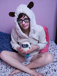 KiloTeens presents: Innocent teen cutie does something really naughty to her daddy before bedtime and she really seems to like it